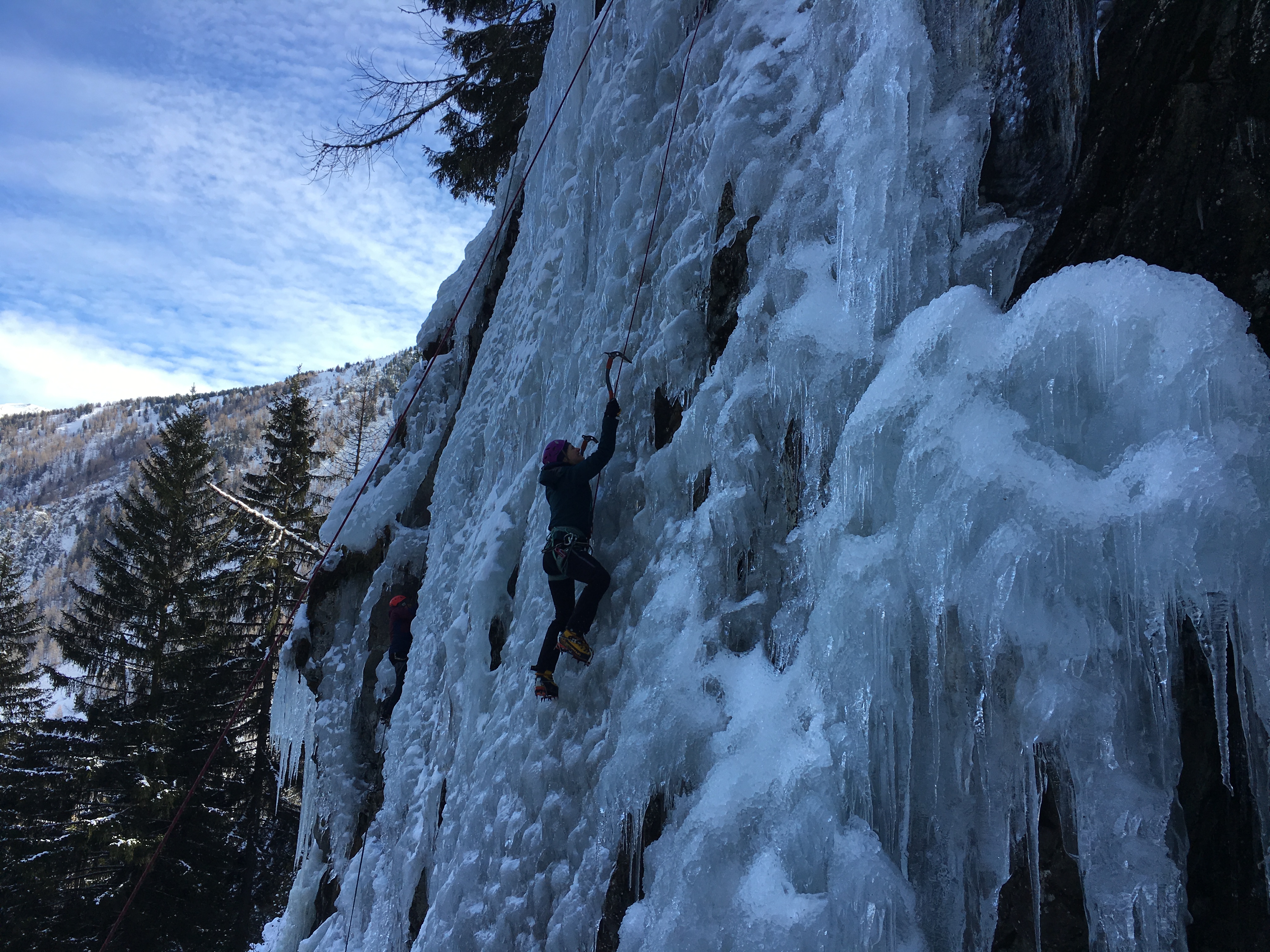 Me Ice CLimbing